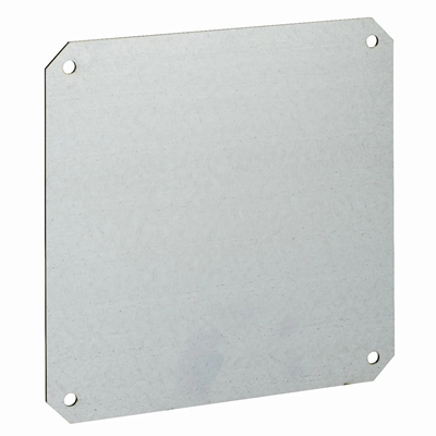 Placa de montaje metálica para carcasa PLA 300x300mm