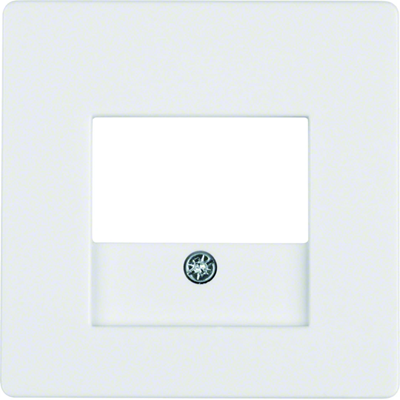 Placa frontal para USB y toma de altavoz - Terciopelo blanco