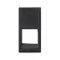Placa K45/2 1x RJ sin tapas 22,5x45mm 3M OCK gris grafito