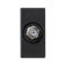 Placa K45/2 con toma SAT (F) hembra 22,5x45mm + inserto grafito gris