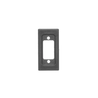 Placa K45/2 conectores VGA (D-Sub 15) 22, 5x45mm, gris grafito