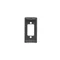 Placa K45/2 conectores VGA (D-Sub 15) 22, 5x45mm, gris grafito
