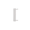 Placa K45/2 conectores VGA (D-Sub 15) 22,5x45 mm, blanco puro