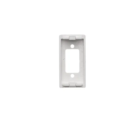 Placa K45/2 conectores VGA (D-Sub 15) 22,5x45 mm, blanco puro
