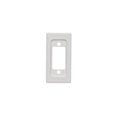 Placa K45/2 conectores VGA (D-Sub 15) 22,5x45 mm, blanco puro
