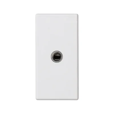 Placa K45/2 tomas mini-jack 22, 5x45mm + inserto, terminales de tornillo