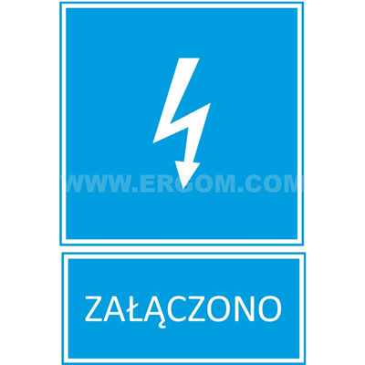 Placa TZI - INCLUIDA 52x74mm azul