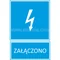 Placa TZI - INCLUIDA 52x74mm azul