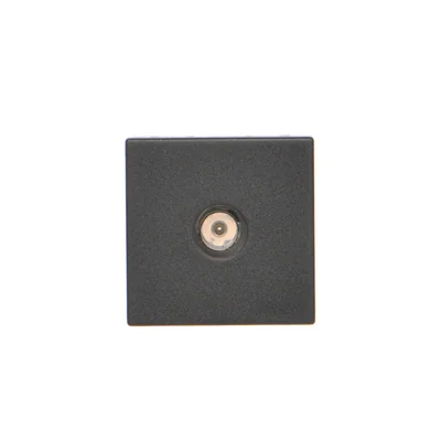 Placca TV K45 maschio + inserto, grigio grafite