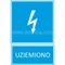Placca TZI - A TERRA 148x210mm blu