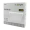 PLAFOND 2xE27 N/T CARRÉ BLANC