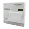 PLAFOND 2xE27 N/T CARRÉ BLANC