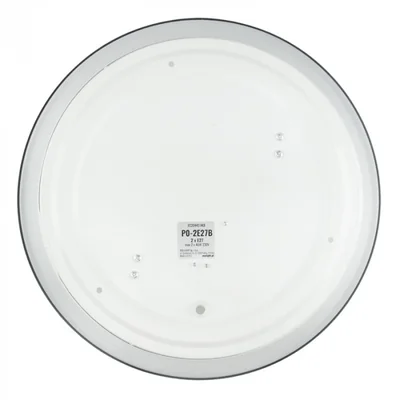 PLAFOND 2xE27 N/T CIRCLE BLANC