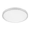 PLAFONIERA ATOL LED, Ø400mm, 4000K, 32W, 2560lm, AC180-250V, 50/60 Hz, PF>0,9, IP54, SILVER, 3y