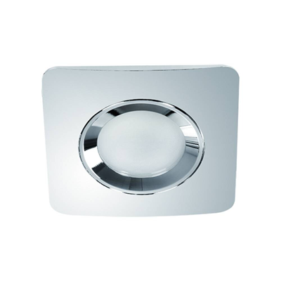 Plafonnier encastré BELLO IP44 chromé