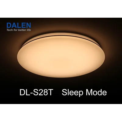 Plafonnier LED blanc DL-S28T + télécommande