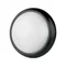 Plafonnier LED rond 12 W / IP54 / Couleur : 3000 K / Boîtier : Noir