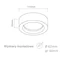 Plafonnier Mini Orto Chrome