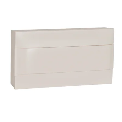 PLAN DE DISTRIBUTION MURAL PRACTIBOX S 1X18 AVEC PORTE BLANCHE