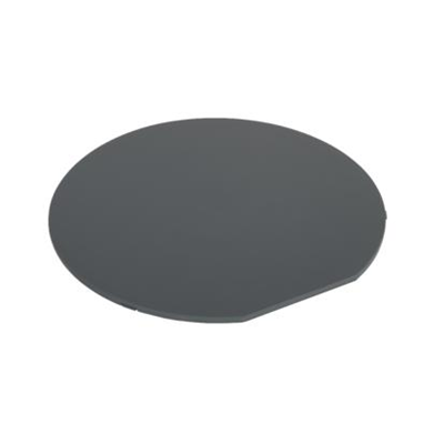 Plaque de finition pour boîtier rond KF300C/1, gris