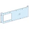 Plaque de montage verticale fixe tableaux Prisma pour Compact NSX250