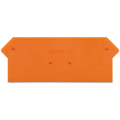 Plaque d'extrémité orange 25 pcs.