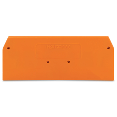 Plaque d'extrémité orange 25 pcs.