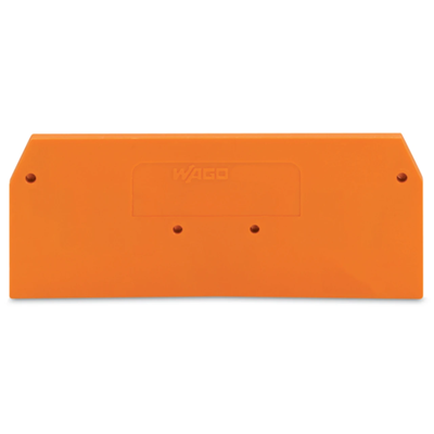 Plaque d'extrémité orange 25 pcs.