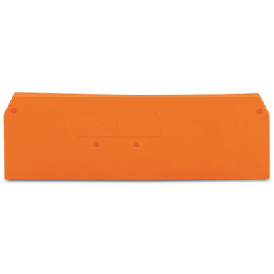 Plaque d'extrémité orange 25 pcs.