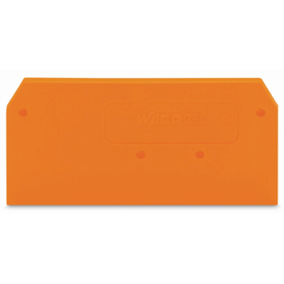 Plaque d'extrémité orange 25 pcs.