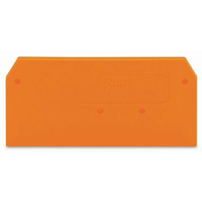 Plaque d'extrémité orange 25 pcs.