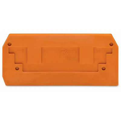 Plaque d'extrémité orange 25 pcs.