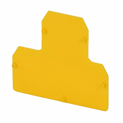 Plaque d'extrémité PSU-4/2Z jaune 25 pcs.