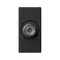 Plaque K45/2 gn. TV femelle 22, 5x45mm + insert, gris graphite