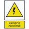 Plaque TZO - RETOUR TENSION 105x148mm jaune