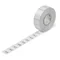 Plaques de boutons 26,5 x 18 mm, argent