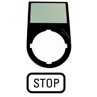 Plaques descriptives, STOP, M22S-ST-GB0