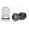 Plastic cable gland DP-EN 12 HM M12x1.5 IP68 gray