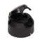 Plastic car trailer socket 7 pins 12/24V black