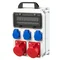 Plastic distribution board ECOLINE series, portable, final, 230/400 V, 32 A, IP54, 320x222x114 mm, 90EKO102