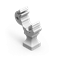 Plastic handle with a latch for wire fi8 50x20x20mm