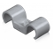 Plastic holder for installation pipes, double 20 mm, floor-mounted, reinforced with PA [OP 50]