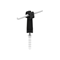 Plastic holder for wire screwed latch diameter 8mm height 7cm black