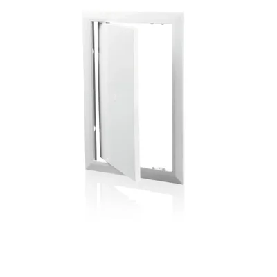 plastic inspection door, internal 123x123 mm, white WPD150X150WH