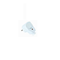 Plastic single-phase angular plug 2P+Z 10/16A IP20, white with pin