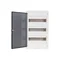 PLASTIC SWITCHBOARD ALFA 39 (3X13) WITH GLASS, RAL 9003