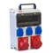 Plastic switchgear ECOLINE series portable 32/5 16/5 3GS without protection IP44