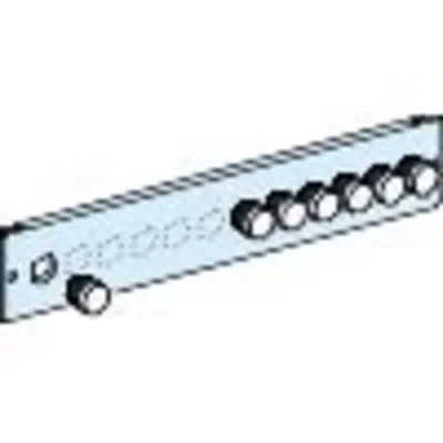 Plastron Prisma avec ouvertures pour boutons et lampes d=22mm