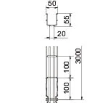 Plateau grillagé GRM 55/50