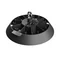 PLATEO 3 HIGH BAY 100W NW 230V 90° IP65 IK09 250X120MM NERO 5 ANNI GW. 1-10V